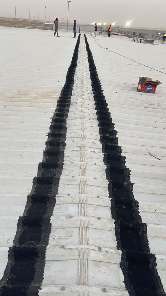 Detail photo from the Al Wasl Discovery Gardens waterproofing works