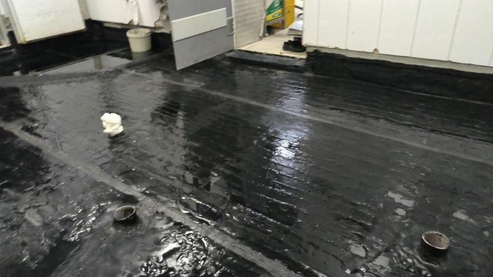 Detail photo from the Palmon Group waterproofing works