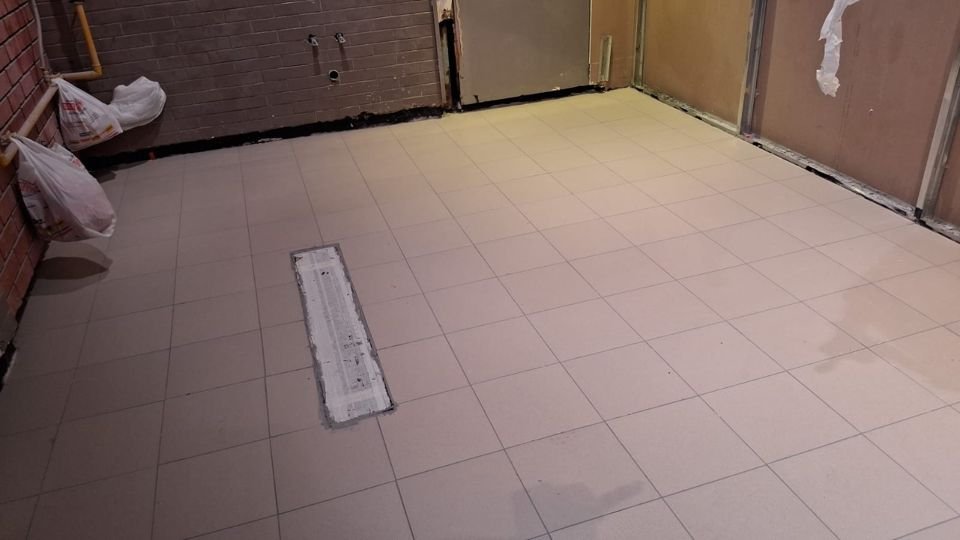 Detail photo from the Al Ain University waterproofing works