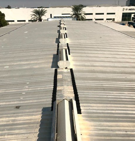 Roof works photo — NFC Middle East